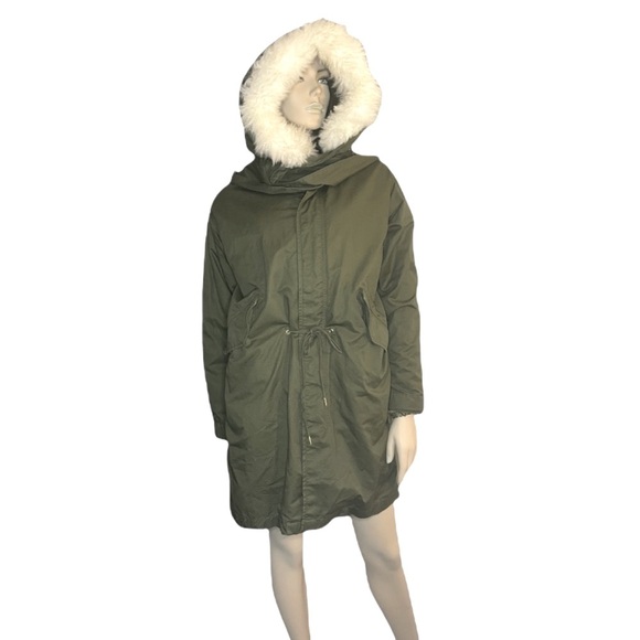 Kai-aakmann Unisex Fur Hooded Fishtail Parka - Picture 3 of 12